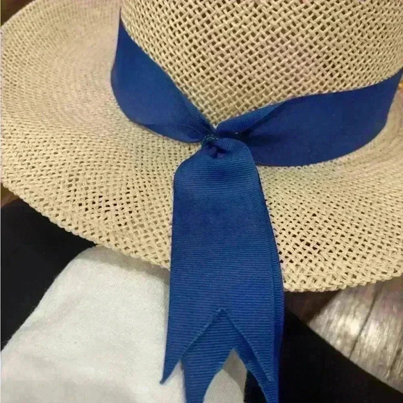 Vintage Duckster Handbeaded Duckster Straw Hat